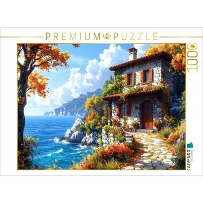 CALVENDO Puzzle Der Herbst naht im Garten | 1000 Teile Lege-Größe 64x48cm Foto-Puzzle für glückliche Stunden