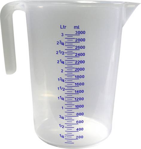 Messbecher 3l Polyethylen