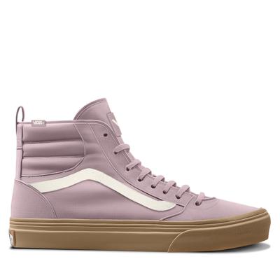 Sneaker VANS "Ashwood Hi Decon", Damen, Gr. 38, rosa (fpr, gum misty mauve), Textil, Schuhe Sneaker, vom Vans Sk8-Hi inspiriert