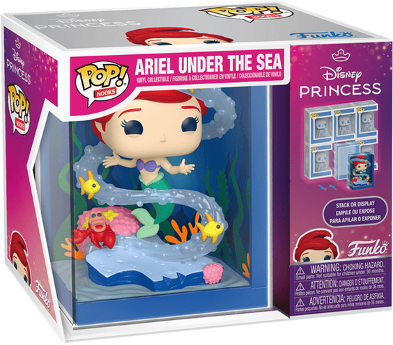 Funko Pop! Nooks Disney The Little Mermaid Ariel Under the Sea Collectible Display Scene