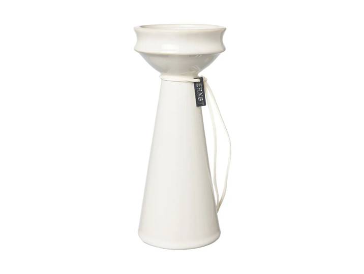 ERNST Vase hyacinthe Ernst 20 cm Blanc naturel