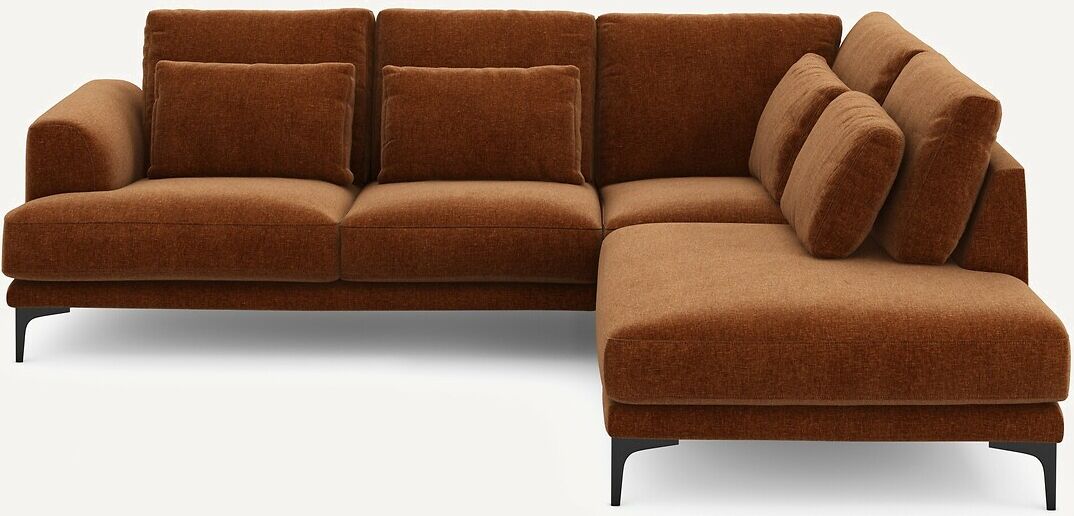 AM.PM Canapé angle droit fermé velours chenille, Marsile