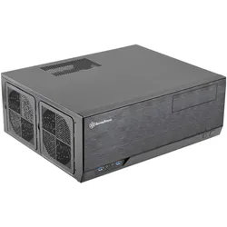 Silverstone SST-GD09-C (ATX, mATX, SSI CEB), PC Gehäuse, Schwarz