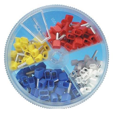 Nemiq Hülsensortiment Kupfer 0.75... 2.5mm², 200 Stück (AS AT2)