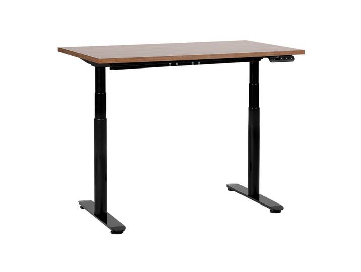 SCHREIBTISCH braunschwarz 120/72 cm elektrisch höhenverstellbar Destin IV