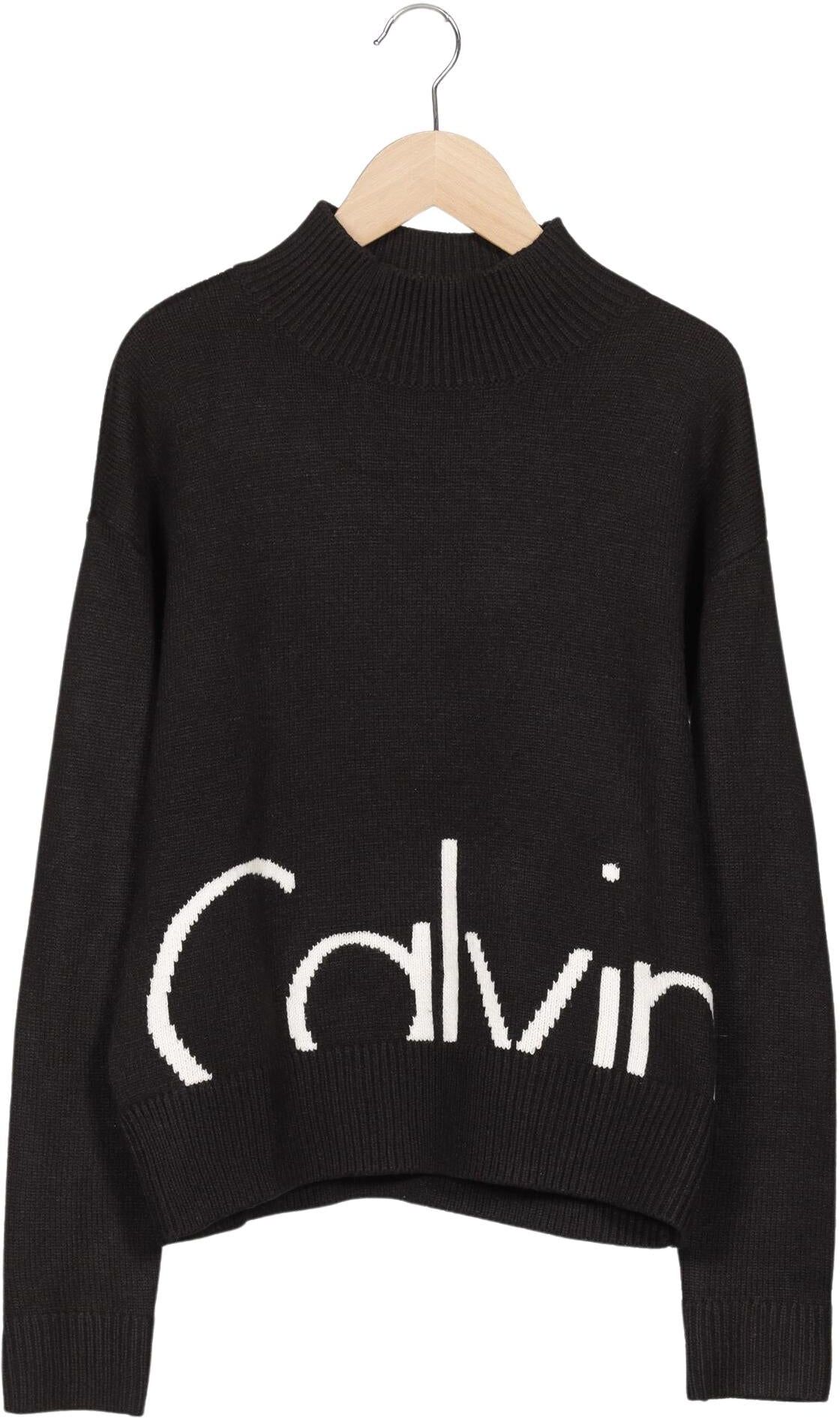 Calvin Klein Jeans Damen Pullover, Schwarz, Gr. M, Synthetik - Second Hand