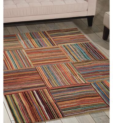 "Nourison Aspects Multicolor Area Rug - 3' 9"" x 5' 9"""