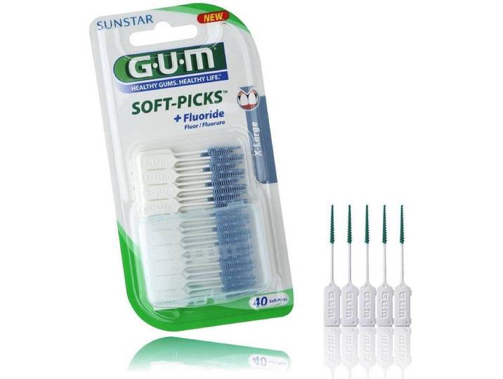 GUM Soft Picks X-Large - Tandenragers - Geschikt voor grotere interdentale ruimtes - (3 stuks)
