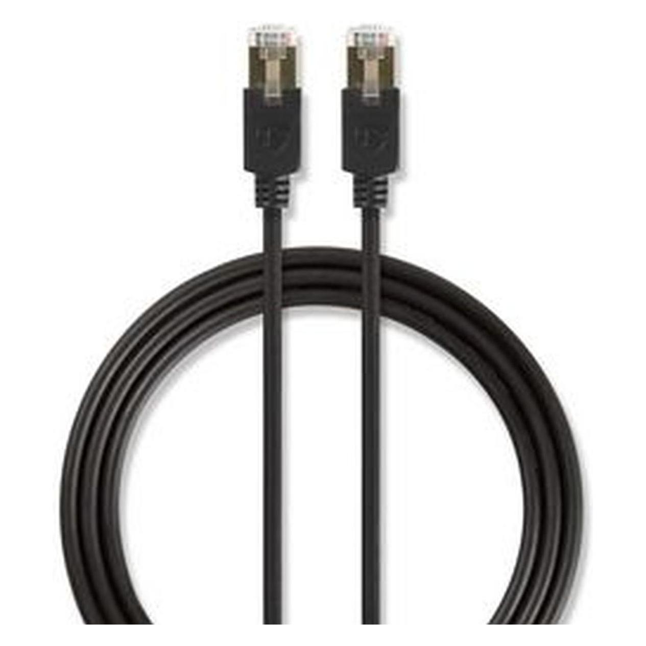 Nedis Cat 6 cable RJ45 connector F / UTP 2.00m | round LSZH (F/UTP, CAT6, 2 m) (CCBW85210AT20)