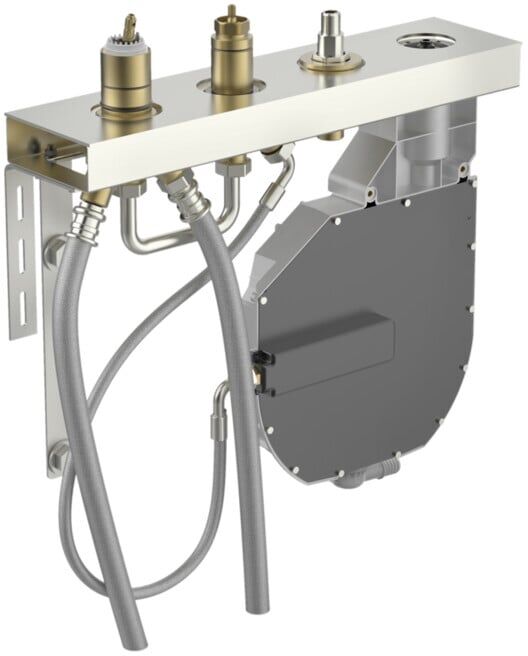 Hansa HANSACOMPACT Corps de base Robinet 4 trous bord carrelage, chrome (53080300)