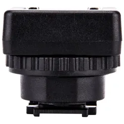 JJC Flash Shoe Adapter for Sony Multi-interface Shoe Camcorder with standard shoe accessories (Blitzgerät Adapter), Blitzgerät Zubehör, Schwarz