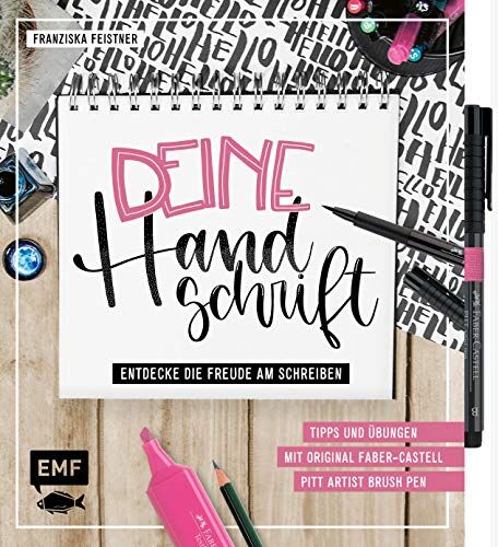 Franziska Feistner - Deine Handschrift – Entdecke die Freude am Schreiben: Tipps und Übungen vom Einkaufszettel bis zum Handlettering: Mit original Faber-Castell Pitt Artist Brush Pen - Preis vom 02.10.2026 23:42:20 h