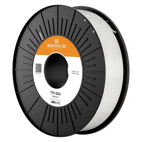 Bedrock 3D TPU-2101b075 TPU 85A Natural 2.85 mm 750 g Filament TPU 2.85 mm 750 (TPU, 750 g, 2.85 mm) (TPU-2101b075)