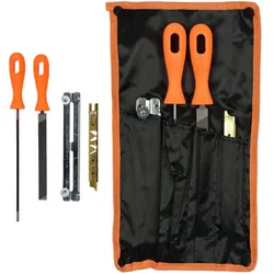 TRIZERATOP Kit d'affûtage lime 4mm. Gabarit de limage 3/8" similaire à STIHL 56050071029,