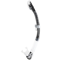 Cressi - Alpha Ultra Dry - Schnorchel - Farbe: Clear/Black Silver