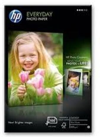 HP CR757A Everyday Papel fotográfico brilhante   10 x 15 cm 200 g 100 folhas