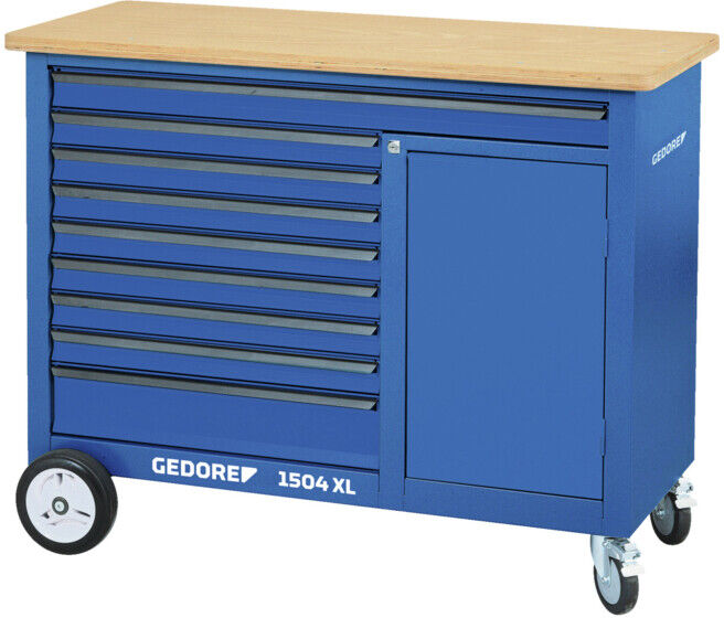Établi à roulettes GEDORE largeur 1,25 m, 1504 XL 1710 (2259001)