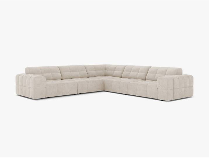 Micadoni Ecksofa Jennifer, Modulares Ecksofa 7-Sitzer