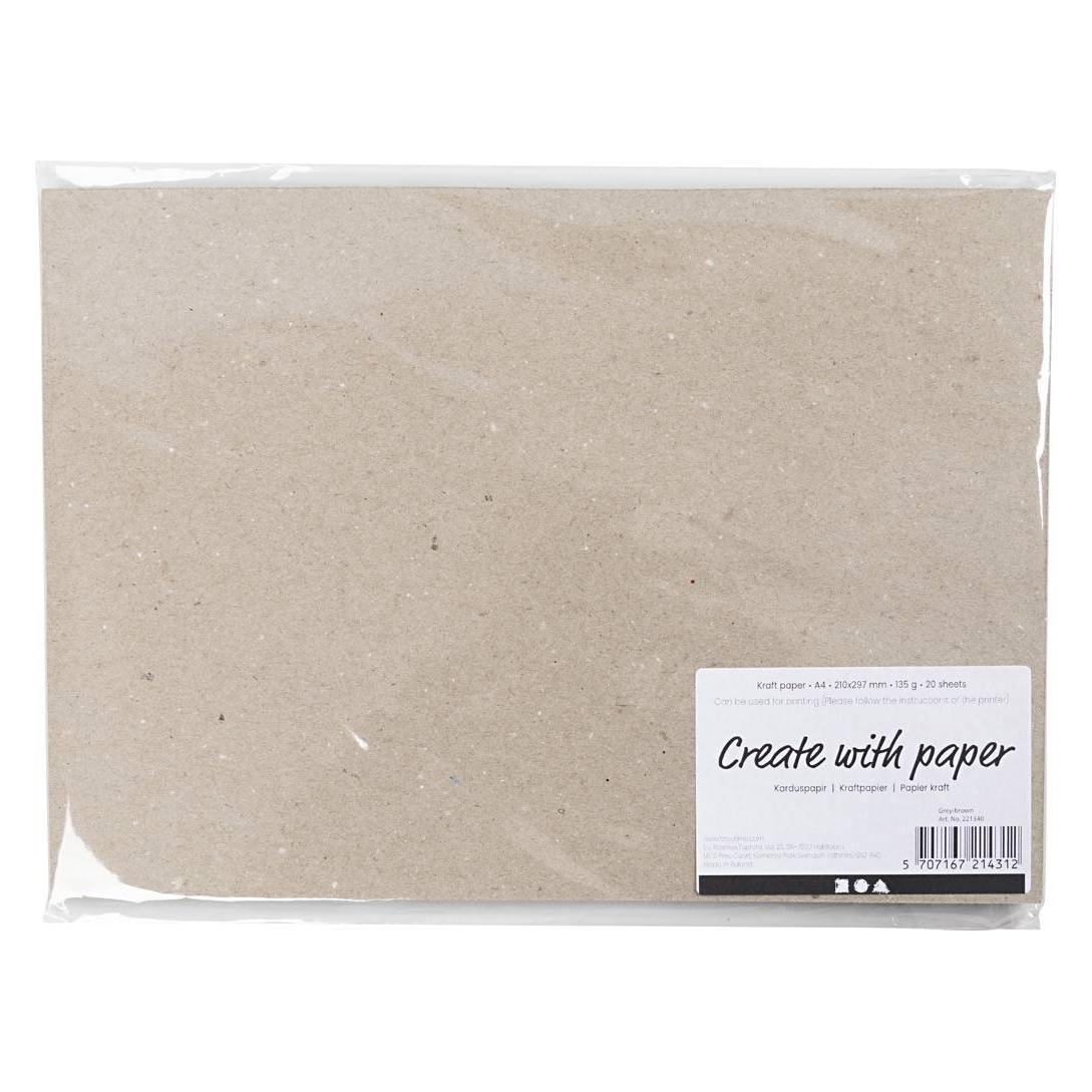 Creativ Company Kraft paper (135 g/m², 20x) (5707167214312)