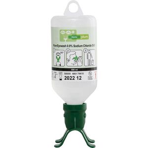 Plum Augenspülung DUO sterile, Augenspülflasche, NaCl, 500 ml