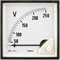 Lumel, Energiemessgerät, EA19 500V EA19 500V Einbaumessgerät 96 x 96 mm 500 V/AC Dreheisen - Instrumenten