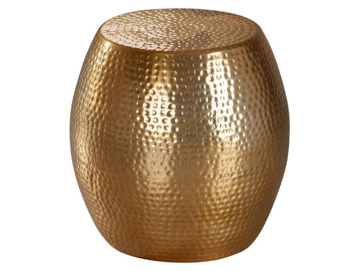 Beistelltisch orientalisch rund Pedro, Goldfarben