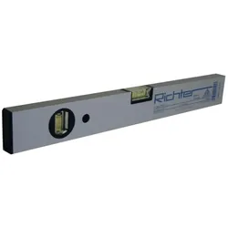 Richter, Wasserwaage, LM-Wasserwaage Silber eloxiert ohne Magnet Länge 1000 mm (100 cm)