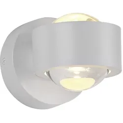 Just Light, Deckenleuchte, LED Wandleuchte CHIA Akku Wandlampe AKKU USB Up&Down drehbar Timer Funktion (200 lm)