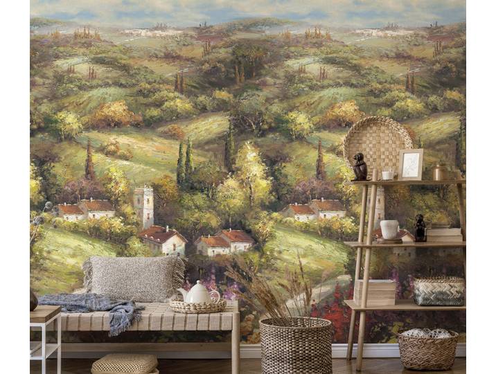 Fototapete FASHION FOR WALLS Tuscany , grün, B:1,5m L:2,7m, Vlies, Tapeten, Fototapete, Phthalate frei