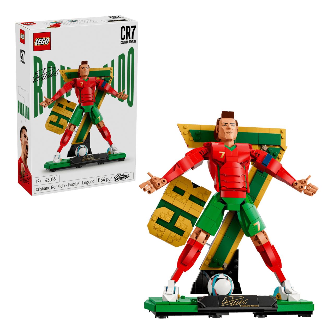LEGO Editions 43016 Cristiano Ronaldo - Fußballlegende