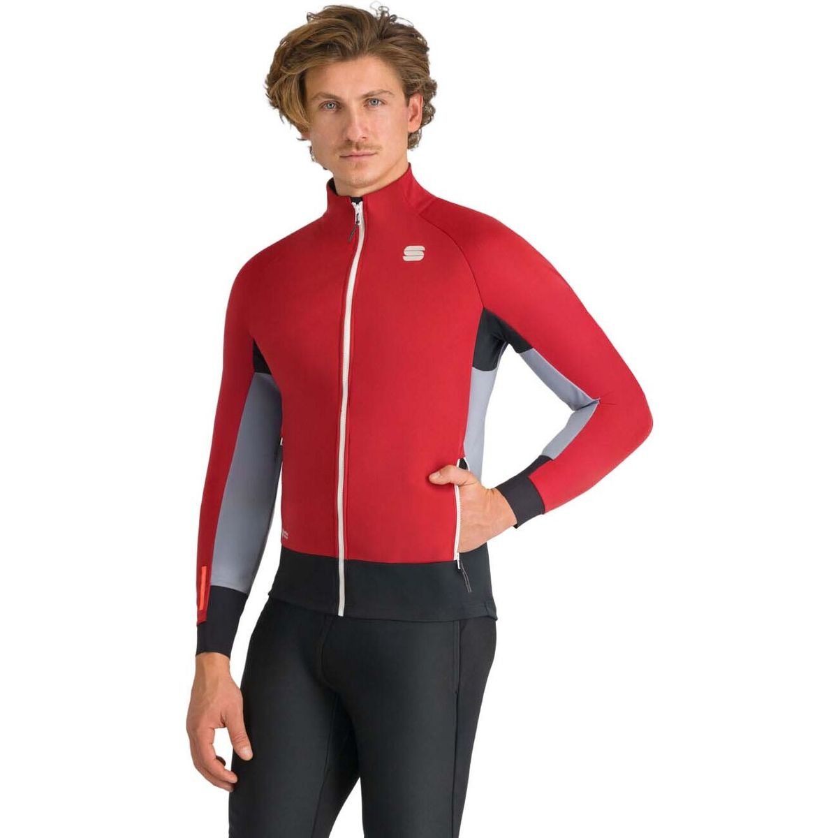 Sportful Apex Jacket red rumba/cement/black (622) L 0423534-622-L