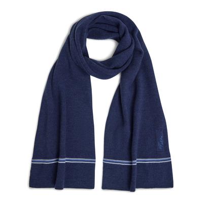 Schal FALKE "Anniversary", Jungen, Gr. onesize, dunkelblau (6681), Modetücher Schal