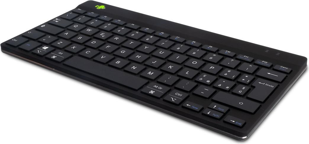 R-Go Tools RGOCOITWLBL R-Go Toetsenbord Compact Break IT-indeling draadloos zwart