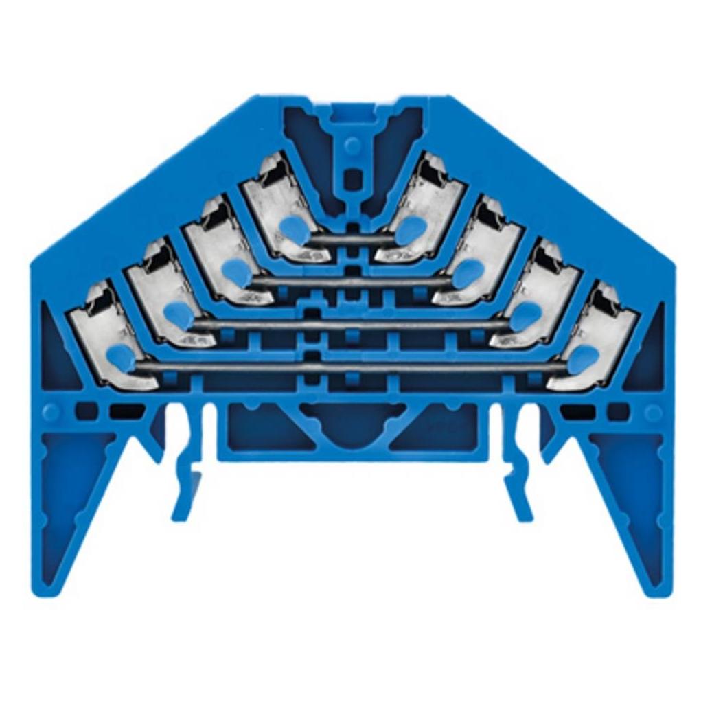 Weidmüller Marshalling term. 1.5mm blue/grey 35x7.5 (PPV 4 BL 35X7.5 DGR -1267920000)