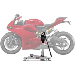 Zentralständer EVOLIFT® für Ducati 899 Panigale 14-15 Shadow Edition (Grundfarbe: Grau) 2-Pin-Lösung Mit Werkstattmatte Ohne Ohne