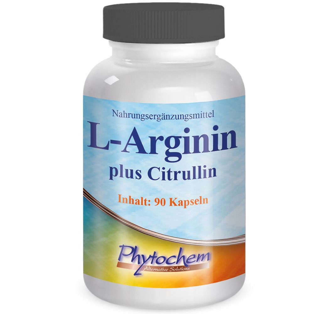 L-Arginin Plus Citrullin hochdosiert Kapseln 90 St