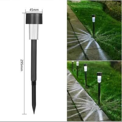 Modern Harvest Tools & Trends Solar Powered Garden Lights: Waterproof Landscape Lighting For Pathway Decoration 10pcs Emitting Color: Black Shell Wh