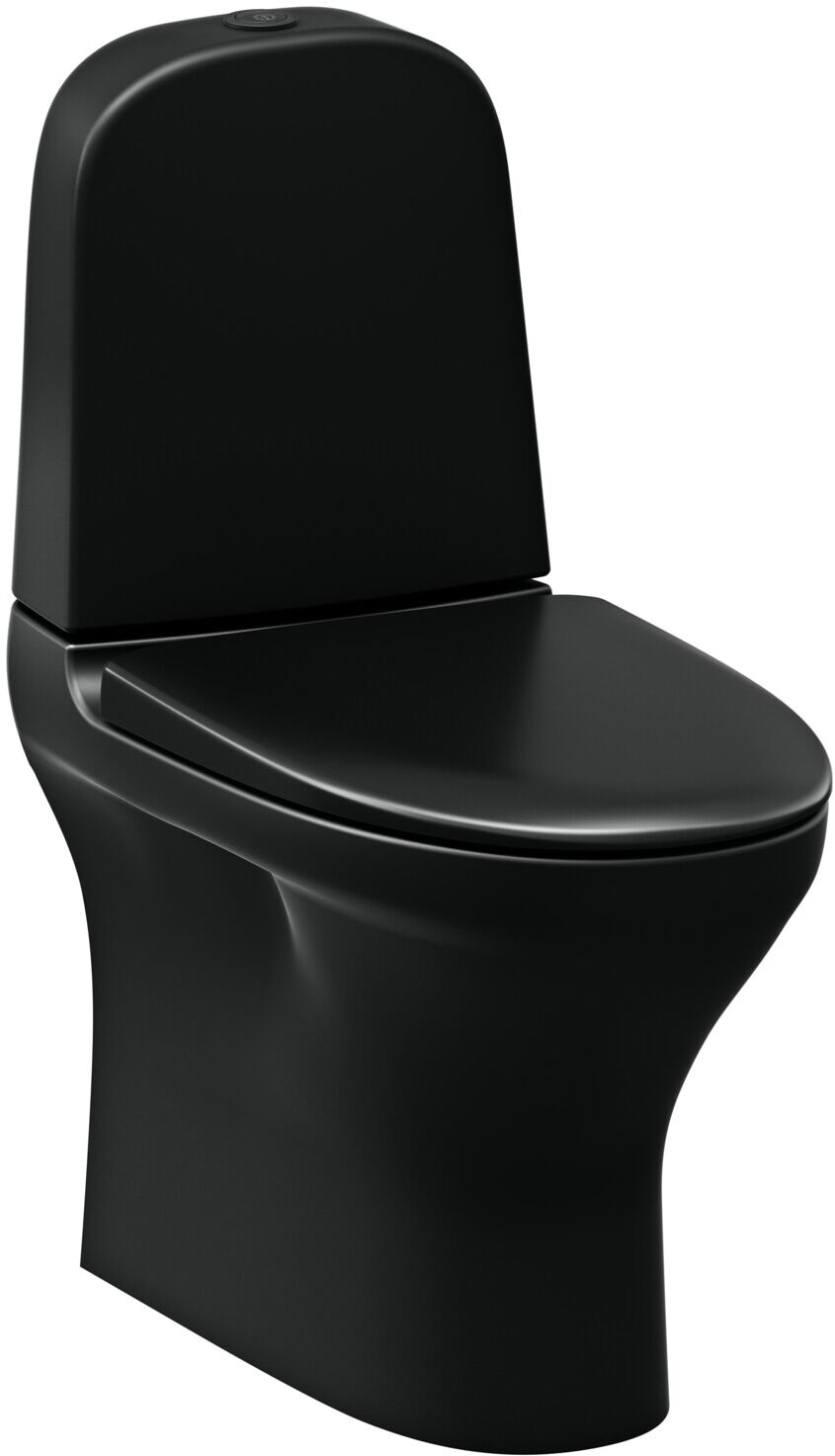 Gustavsberg Toalettstol Estetic 8300 Hygienic Flush, c+, lim, soft close sits, mattsvart