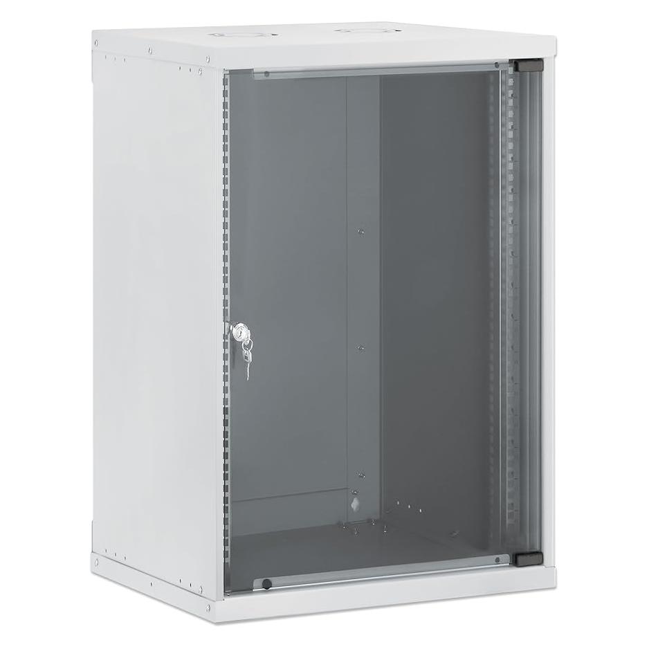 Intellinet 19" Netzwerk-Wandverteiler, Basic Line, 15 HE, 400 mm Tiefe, grau (15 HE, 19 Zoll Rack) (716727)
