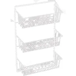 Elfa, Möbelausstattung, Draht-Schrank-Gestelle (1 Stk.)