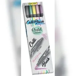 ONLINE® 19079 5 ONLINE® Calli.Brush Double Brush-Pens farbsortiert