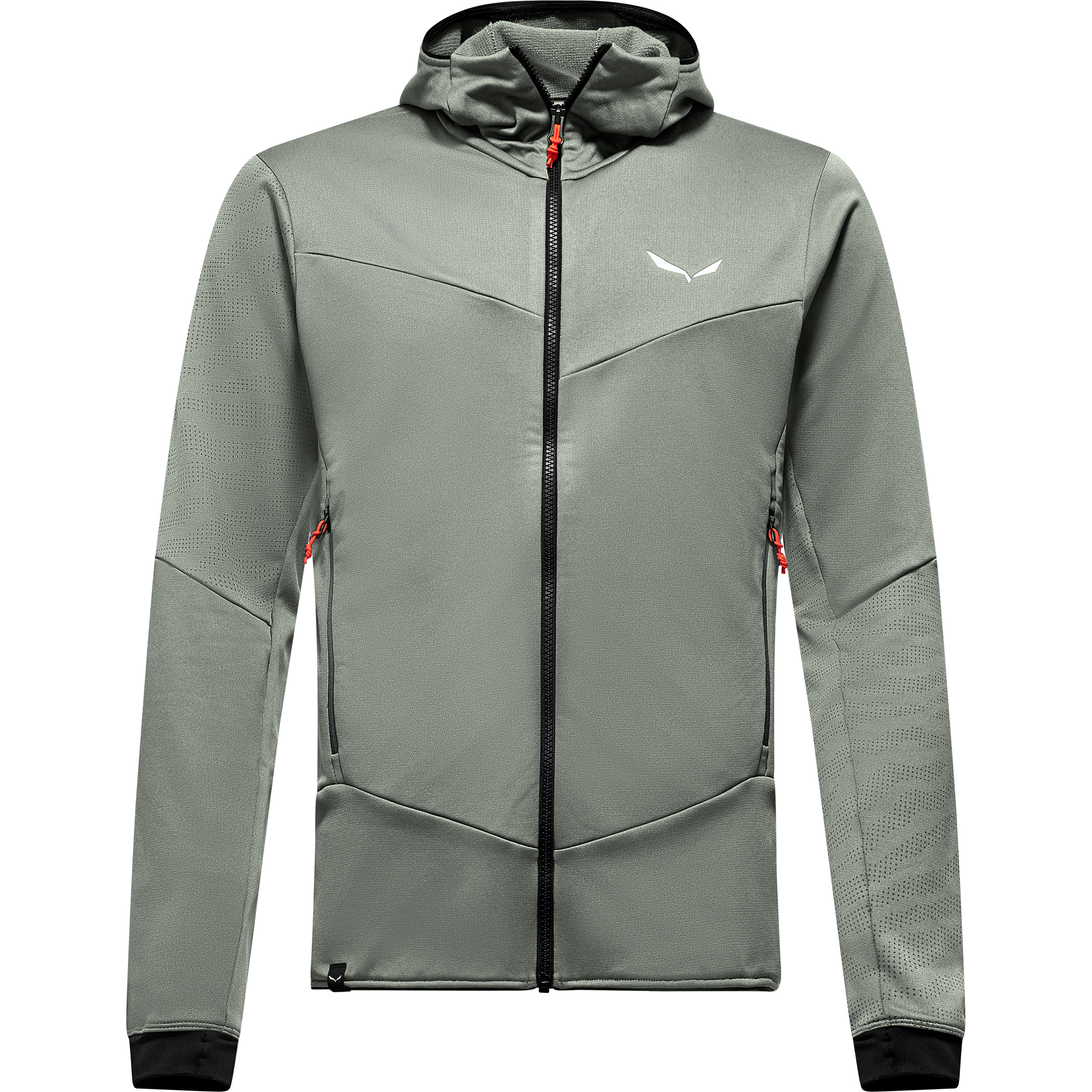 Salewa Sella Crevasse Herren Fleecejacke grau Größe XXL Trekking Elastisch