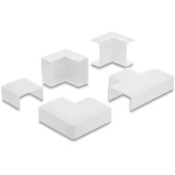 DELOCK Verbindungsstück für 40x19mm Kabelkanal Set 5Stk weiß