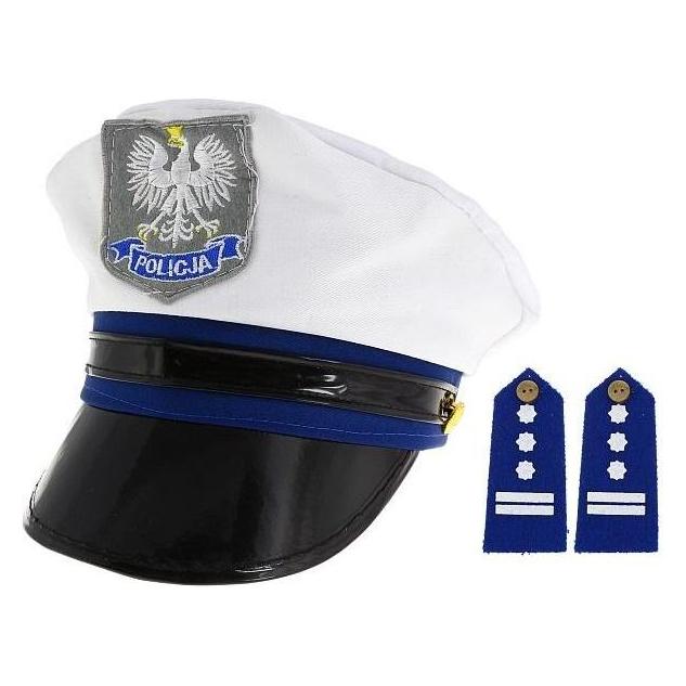 Jovi Polizistenmütze mit Schulterklappen, Grösse S (53105167)