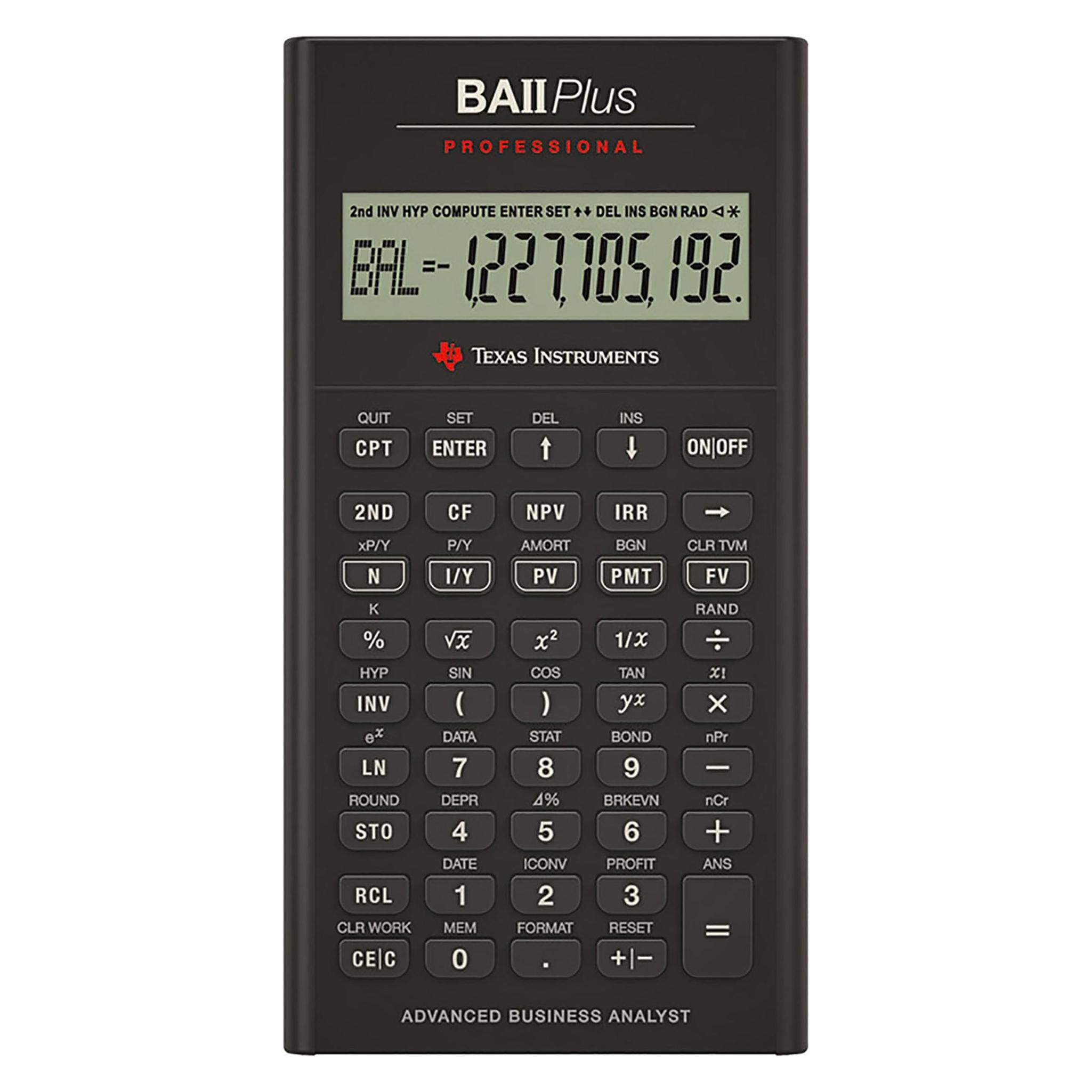 TI BA II Plus Professional (Batteriebetrieb) (TI-BA II plus p)