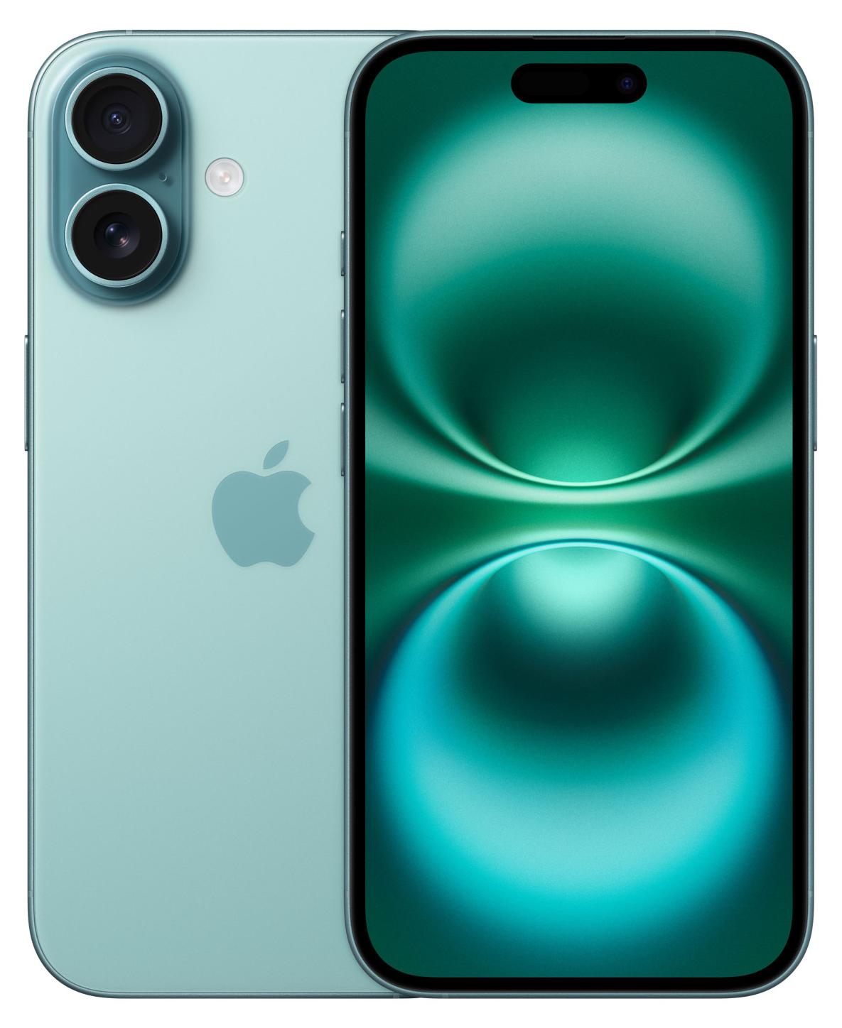 Apple iPhone 16 Teal - Smartphone - Mobiltelefon - 128 GB