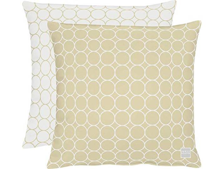 APELT Wende-Kissenhülle Outdoor Sand Größe 46x46 cm