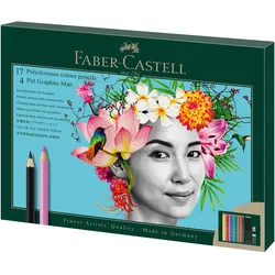 Faber-Castell, Malstifte, Polychromos & Pitt Graphite (21x)