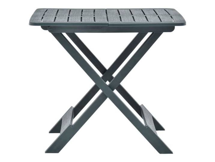 Table pliable de jardin - Vert - Pliable - Dessus de table à lattes
