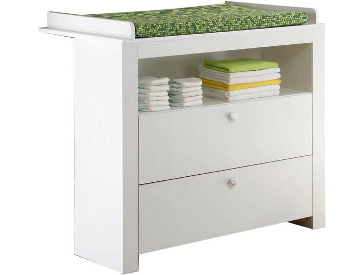 Wickelkommode TRENDTEAM Olivia, Deal für begrenzte Zeit , weiss (weiß), B:96cm H:111cm T:69cm, Wickelkommoden, Wickelkommode